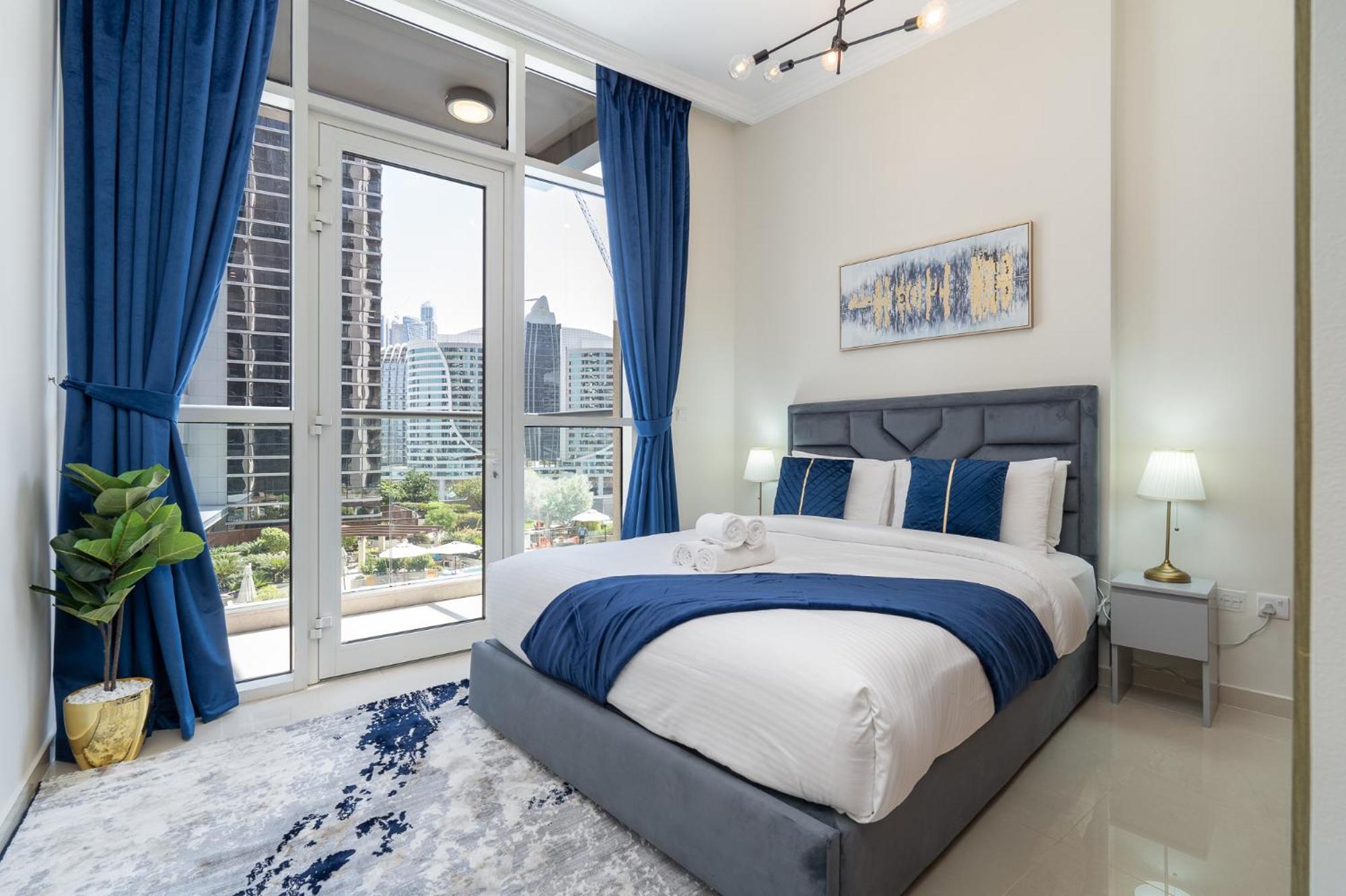 Dunya Tower Luxury And 2 Min Walk To Dubai Mall And Burj Khalifa In Heart Of Downtown Экстерьер фото